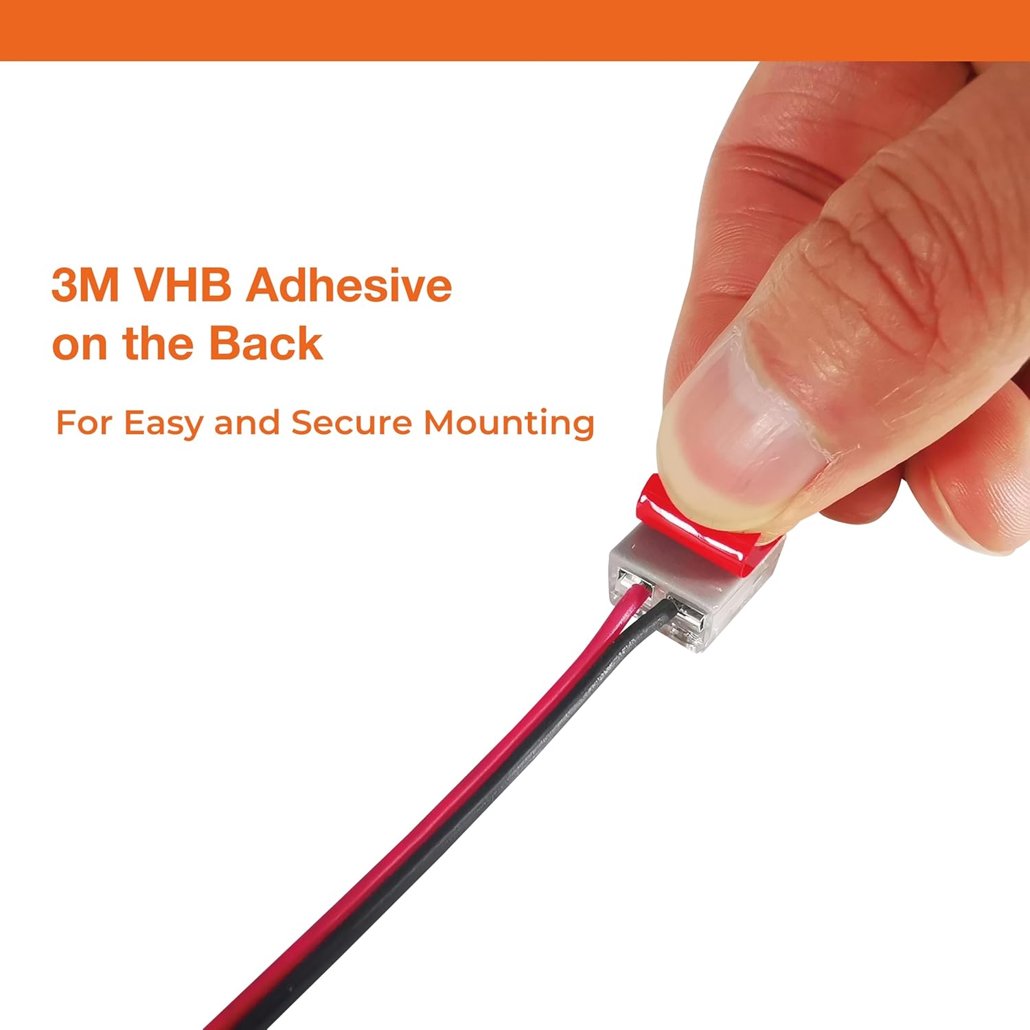 2-Pin Solderless Power Connectors for 10mm LED Strip Lights