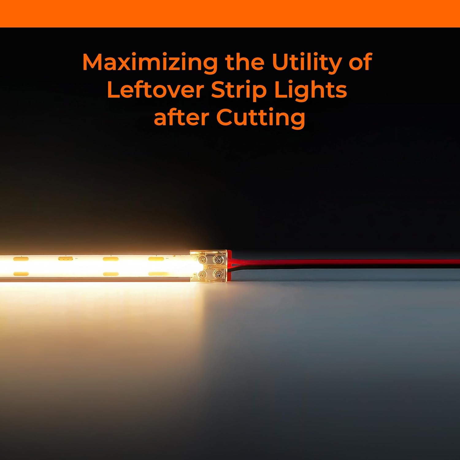 2-Pin Solderless Power Connectors for 10mm LED Strip Lights